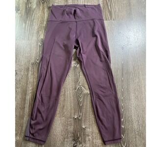 Lululemon Align HR Pant 25" Purple Leggings Womens Size 10 Athletic Yoga